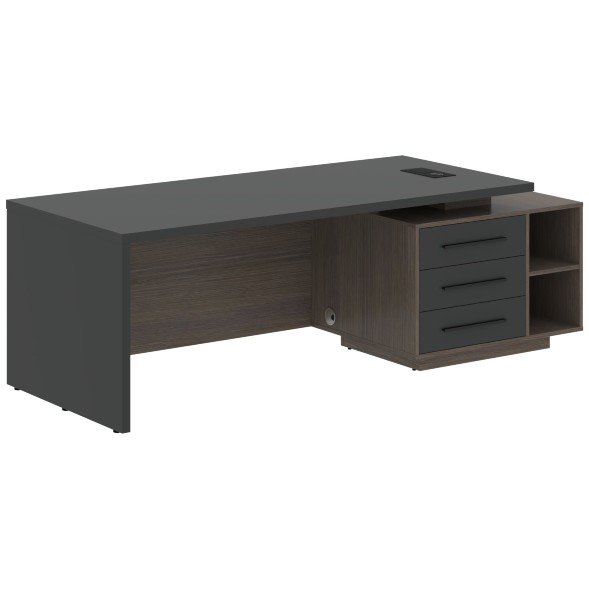 Стол руководителя с тумбой VCT 2390(R) 2300х900х750 VELION