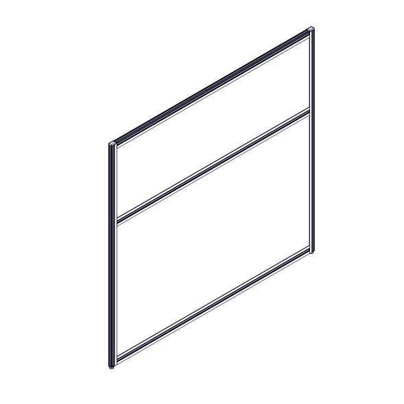 Секция комбинированной перегородки RP115SL120 Bravo grey/Серый 1200х22х1115 в Краснотурьинске 