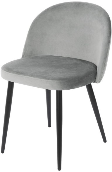 Кресло-стул DISCO black серый