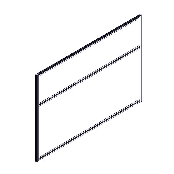 Секция комбинированной перегородки RP115SL160 Bravo grey/Серый 1600х22х1115 в Краснотурьинске 