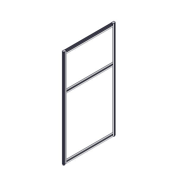 Секция комбинированной перегородки RP115SL60 Bravo grey/Серый 600х22х1115 в Краснотурьинске 