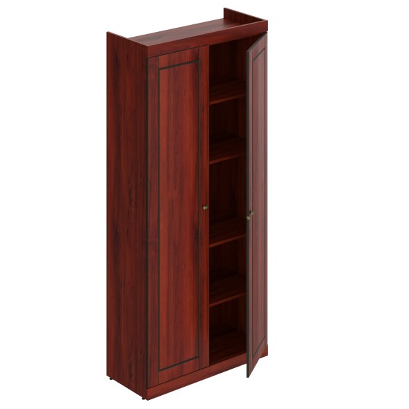 Шкаф высокий с глухими дверьми LHC 90.1 Темный каштан 900х400х2010 LAREX в Краснотурьинске 