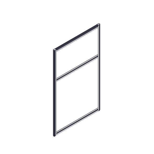 Секция комбинированной перегородки RP115SL70 Bravo grey/Серый 700х22х1115 в Краснотурьинске 