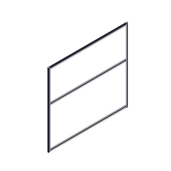 Секция комбинированной перегородки RP130SL140 Bravo grey/Серый 1400х22х1300 в Краснотурьинске 