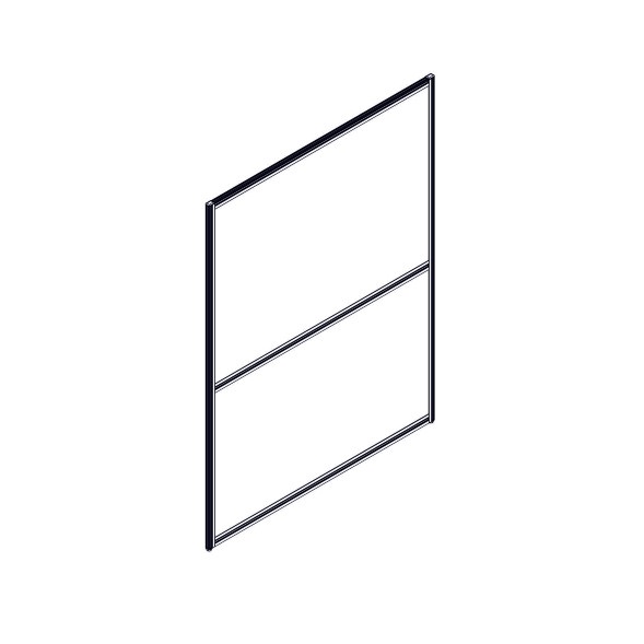 Секция комбинированной перегородки RP160SL120 Bravo grey/Серый 1200х22х1600 в Краснотурьинске 