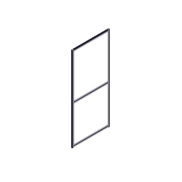 Секция комбинированной перегородки RP160SL70 Bravo grey/Серый 700х22х1600 в Краснотурьинске 