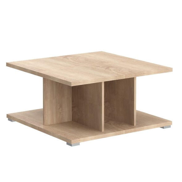 Стол журнальный CT 888 Дуб Сонома светлый 800х800х400 COFFEE в Краснотурьинске 