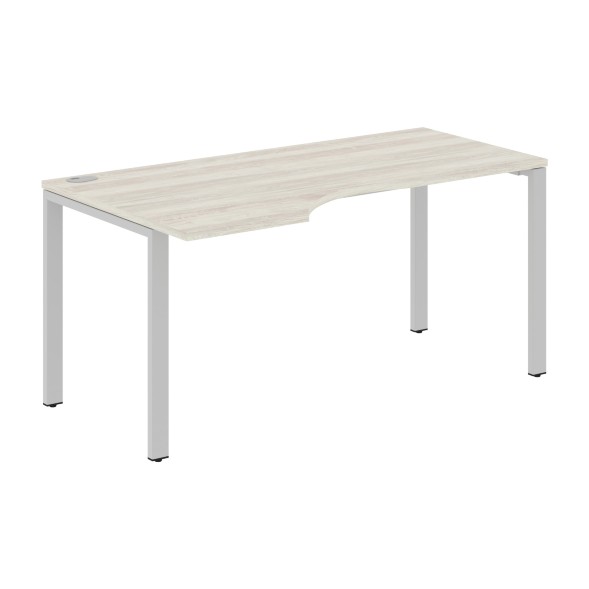 Стол эргономичный XS6CET 169(L) белый/антрацит 1600х900х750 XTEN-S60 в Краснотурьинске 