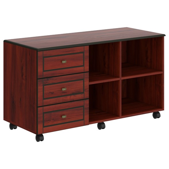 Тумба сервисная LCRT 1250(L) Темный каштан 1200х500х670 LAREX в Краснотурьинске 