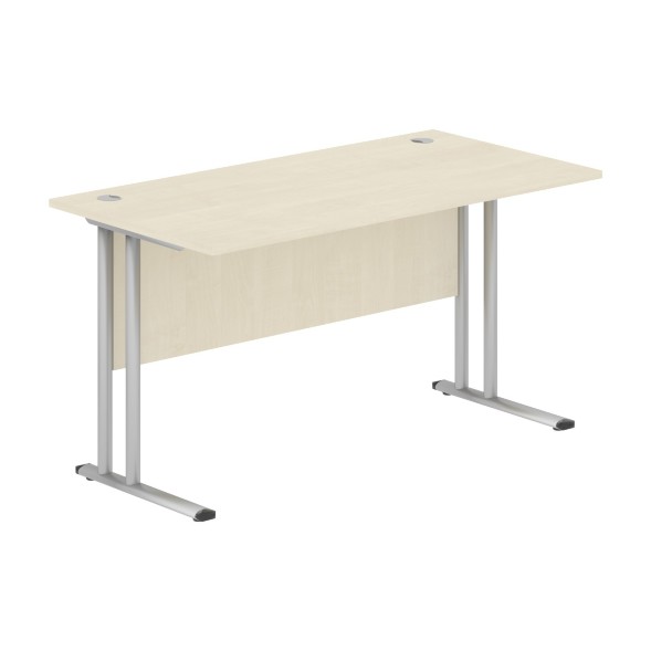 Стол письменный СП-3М Клен*/серебро 1400х720х755 IMAGO-M в Краснотурьинске 