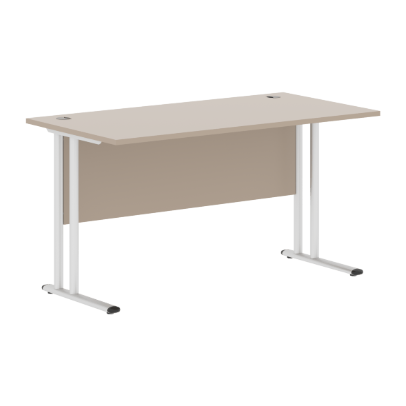 Стол письменный СП-3М Клен*/серебро 1400х720х755 IMAGO-M в Краснотурьинске 