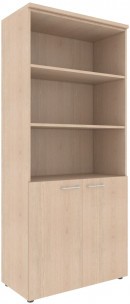 Шкаф с 1 комплектом глухих малых дверей и топом XHC 85.5 Бук Тиара 856х432х1955 XTEN