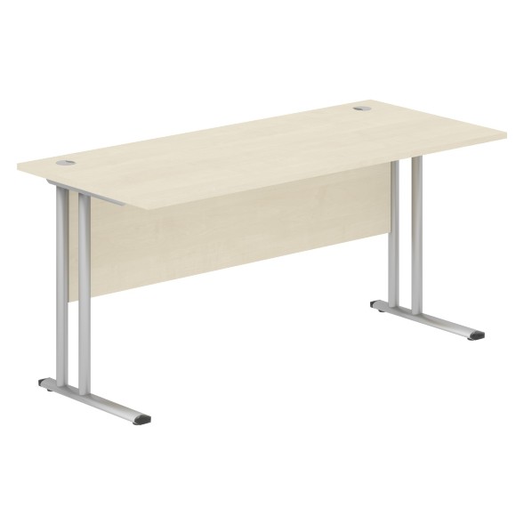 Стол письменный СП-4М Клен*/серебро 1600х720х755 IMAGO-M в Краснотурьинске 