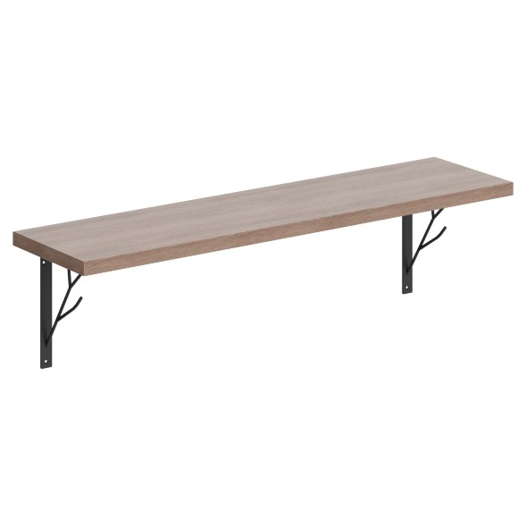 Полка с полкодержателями SH1-TREE 830х210х222 COFFEE в Краснотурьинске 