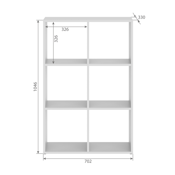 Стеллаж SH 7042 702х330х1042 COMP в Краснотурьинске 