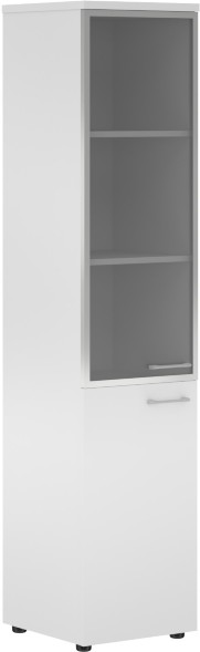 Шкаф колонка комбинированая (L) с топом XHC 42.7(L) Белый 432х432х1955 XTEN в Краснотурьинске 