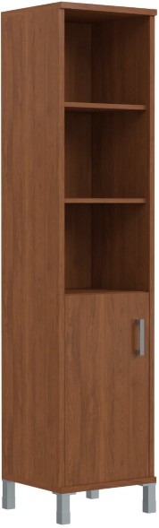 Шкаф-колонка высокая с глухой малой дверью B 431.2(L) Орех Гарда 475х450х2054 в Краснотурьинске 