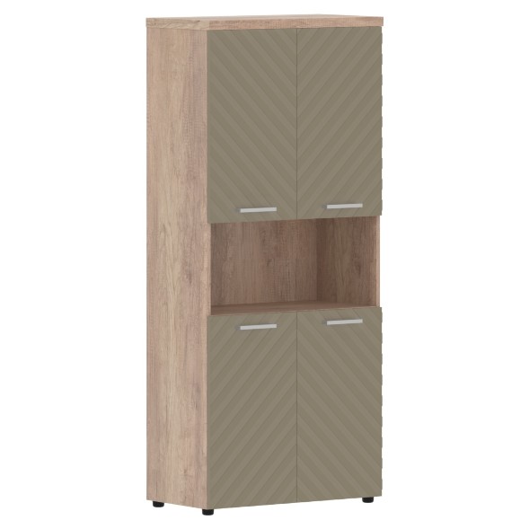 Шкаф с комплектами малых дверей и топом TLHC 85.4 856х450х1968 TORR LUX в Краснотурьинске 