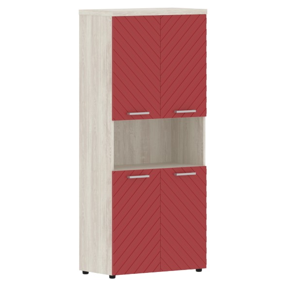 Шкаф с комплектами малых дверей и топом TLHC 85.4 856х450х1968 TORR LUX в Краснотурьинске 