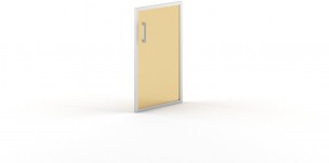 Дверь стеклянная в AL- рамке B 512(R) 421*22*766, Матовое