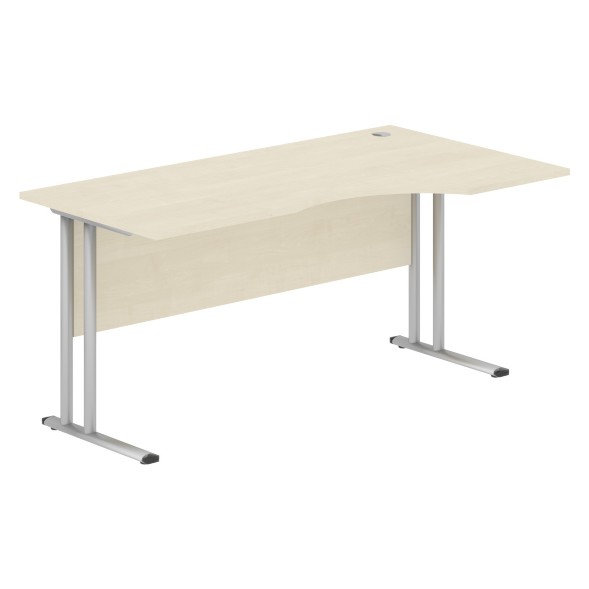Стол эргономичный СА-1M(R) Клен*/серебро 1600х900х755 IMAGO-M в Краснотурьинске 
