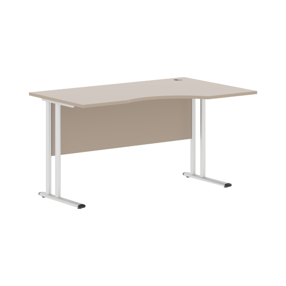 Стол эргономичный СА-2M(R) Клен*/серебро 1400х900х755 IMAGO-M в Краснотурьинске 