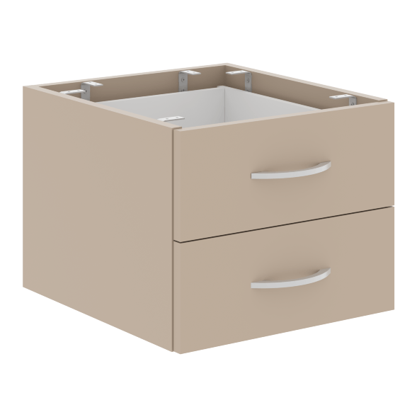 Тумба подвесная дву ящичная СРС-2V.1 407х448х325 IMAGO PLUS в Краснотурьинске 