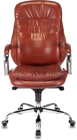 Кресло руководителя Бюрократ T-9950/BLACK/КОЖА