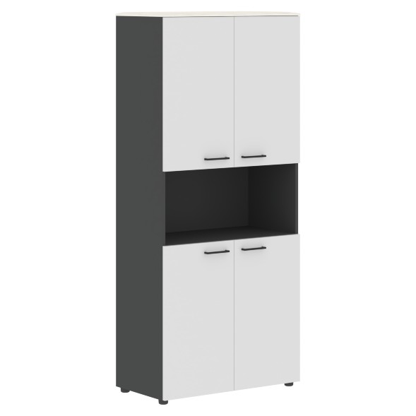 Шкаф с 2-мя комп-ми глухих малых дверей и топом JHC 85.4 856х452х1949 JAY в Краснотурьинске 