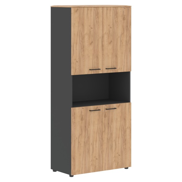 Шкаф с 2-мя комп-ми глухих малых дверей и топом JHC 85.4 856х452х1949 JAY в Краснотурьинске 