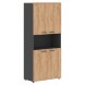 Шкаф с 2-мя комп-ми глухих малых дверей и топом JHC 85.4 856х452х1949 JAY в Краснотурьинске 