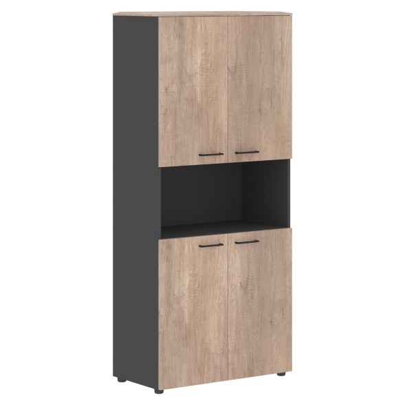 Шкаф с 2-мя комп-ми глухих малых дверей и топом JHC 85.4 856х452х1949 JAY в Краснотурьинске 