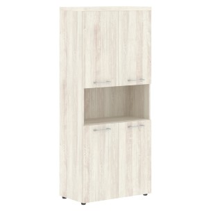 Шкаф с 2-мя комплектами глухих малых дверей и топом THC 85.4 856х450х1968 TORR-Z