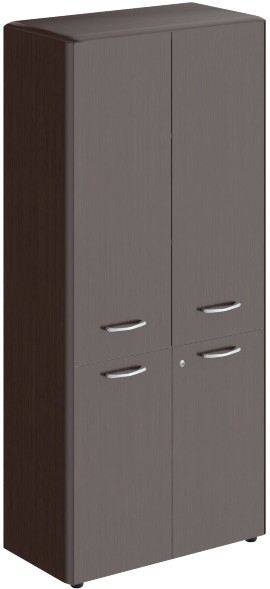 Шкаф с замками в средних и малых дверях и обвязкой DHC 85.3(Z) Венге Магия 892х470х1950 в Краснотурьинске 