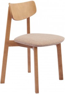 Комплект стульев DAIVA Вега, Дуб натуральный/Карамель  2 шт.